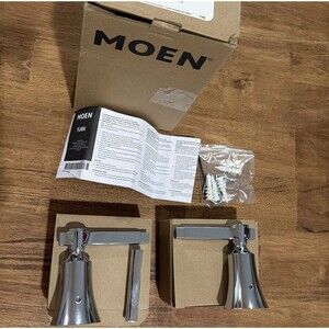 Moen YB0386CH 9" Flara Towel Bar, Chrome *READ*